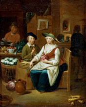 Kitchen Interior, 19th century. Creator: Johann Gerlach Lambert.