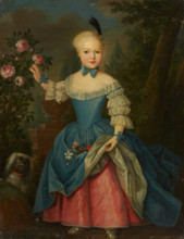 Portrait of Henriette von Ziegesar, c1758-1759. Creator: Anton Tischbein?.
