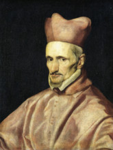 Portrait of Cardinal Gaspar de Borja y Velasco, 1643-1645. Creator: Workshop of Diego Velázquez.