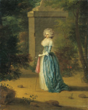 Portrait of Henriette von Holzhausen, 1789. Creator: Georg Karl Urlaub.