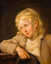 Half-length Portrait of a Boy, 18th century. Creator: Georg Melchior Kraus.