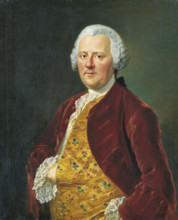 Portrait of Johann Maximilian von Holzhausen, 1758. Creator: Johann Georg Ziesenis.