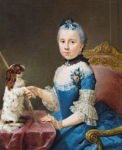 Portrait of Marie Sophie Friedericke von Holzhausen, c1758. Creator: Johann Georg Ziesenis.