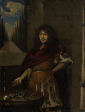 Portrait of a Man in Antique Style Armour, 1675. Creator: Johann Valentin Grambs.