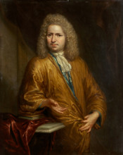 Portrait of a Man (Rudolf van Loen?), c1700. Creator: Arnold Houbraken.