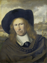 Portrait of a Man from the City of Emden, c1675-1680. Creator: Ludolf Backhuysen I.