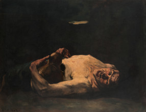 The Empty Bottle, c1876-1881. Creator: Theodule Ribot.