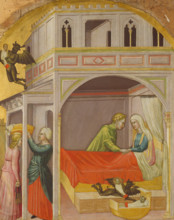Exchange and Abduction, c1390. Creator: Martino di Bartolomeo di Biagio.