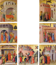 Seven Scenes from the Legend of St Stephen, c1390. Creator: Martino di Bartolomeo di Biagio.