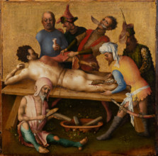 Martyrdom of St Bartholomew, after 1435. Creator: Stephan Lochner.