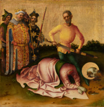 Martyrdom of St Paul, after 1435. Creator: Stephan Lochner.