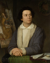 Portrait of the Painter Philipp Veit, 1838. Creator: Joseph Binder.