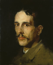 Portrait of the painter Louis Eysen, c1870. Creator: Wilhelm Maria Hubertus Leibl.