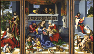 The Holy Kinship (so-called "Torgau Altarpiece"), 1509. Creator: Lucas Cranach the Elder.