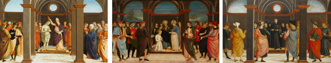 Scenes from the Life of Saint Augustine, c1510. Creator: Umbrian Master.