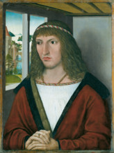 Portrait of the Younger Elector Frederick the Wise of Saxony, c1490. Creator: Nuremberg Master around 1490.