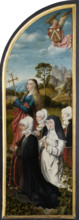 St Margaret with Donors, c1500-c1504. Creator: Master of Frankfurt.
