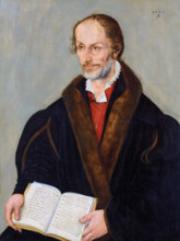 Portrait of Philipp Melanchthon, 1559. Creator: Lucas Cranach the Younger.