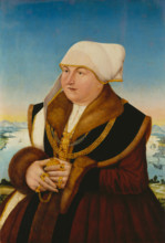 Portrait of a Lady from the Stralenberg Family (?), c1545. Creator: Conrad Faber von Creuznach.