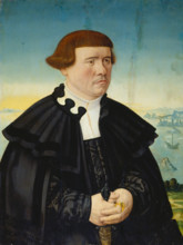 Portrait of a Man from the Stralenberg Family (?), c1545. Creator: Conrad Faber von Creuznach.