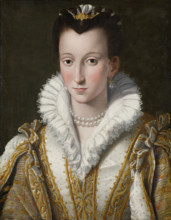 Portrait of Eleonora di Garzia di Toledo, called Dianora (?), c1571-1576. Creator: Workshop of Alessandro Allori.