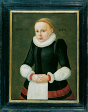 Portrait of Susanna Völker, 1588. Creator: Middle-Rhenish Master of 1588.