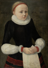 Portrait of Maria Jacobina Völker, 1588. Creator: Unknown.