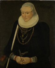 Portrait of Margaretha Völker, née Holzhausen, 1588. Creator: Unknown.