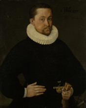 Portrait of Johann Philipp Völker, 1588. Creator: Middle-Rhenish Master of 1589.