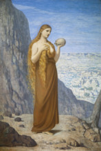 Saint Mary Magdalene in the Desert, 1869. Creator: Pierre Puvis de Chavannes.