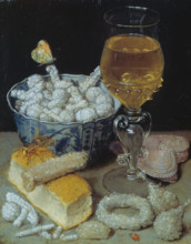 Still Life with Bread and Sweetmeats, 1633-1636. Creator: Georg Flegel.