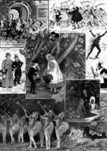 The Christmas Pantomimes: "The Babes in the Wood," at Drury Lane, 1898. Creator: Unknown.