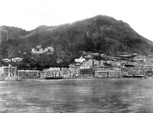 The Chinese Question: views of Victoria, the capital of Hong-Kong...Victoria from the bay, 1898. Creator: Unknown.