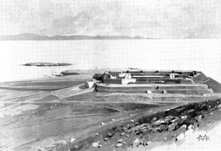 The Chinese Crisis: interior of Talien-Wan Fort, 1898. Creator: Unknown.