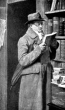 An Old Volume, by H. Stacy Marks, R.A.,1898.  Creator: Unknown.