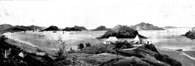 The Chinese Crisis: the Chusan Islands, commanding the Yang-Tsze-Kiang Estuary... 1898. Creator: Unknown.