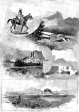 The Baluchistan Disturbance: views of the district of Khelat, 1898. Creators: Unknown, HC Seppings Wright.