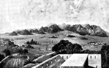 The Indian Frontier Rising: view of the scene of operations against the Bonerwals..., 1898. Creator: H. T..