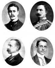 The Opening of Parliament: Movers and Seconders of the Address..., 1898. Creators: Elliott & Fry, Russell & Sons, Alexander Bassano, Walery.