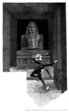 Watched by the Moonlight: My throat was grasped by long bony fingers..., 1898. Creator: Unknown.