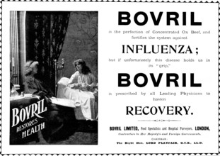 Advertisement for Bovril, 1898. Creator: Unknown.
