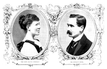 The Marriage of the Hon. Alicia Amherst and Mr. Evelyn Cecil, 1898. Creator: Elliott & Fry.