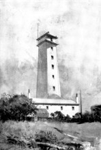 Little Crosby Lighthouse, destroyed by fire, 1898. Creator: Unknown.