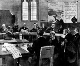 Advertisement for Old Bushmills - A House of Commons Select Committee, 1898.  Creator: Unknown.