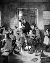 Barring-Out Day, 1898. Creator: Berlin Photographic Co.