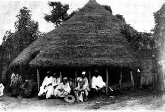 The French Aggressions in West Africa: scenes in the Royal Niger Company's Territory, 1898. Creator: Charles Forbes Harford-Battersby.