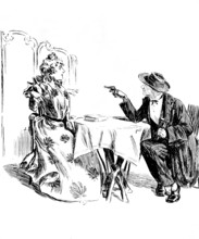 22a, Curzon Street, the new play at the Garrick Theatre, 1898. Creator: Carl Hentschel.