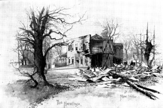 The Hermitage, club-house of the Surrey Golf Club, destroyed by fire, 1898. Creator: Unknown.
