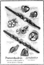 Advertisement for Hancock's & Co., 1898. Creator: Unknown.