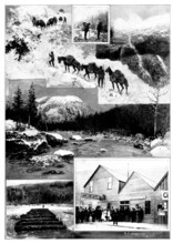 On the Way to Klondike, 1898. Creator: Unknown.